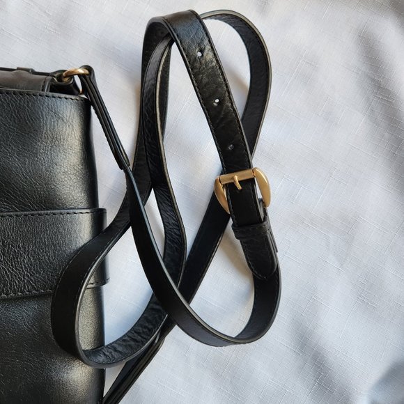 Radley London Black Leather Lady Crossbody Bag /Purse - Picture 15 of 16